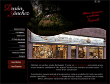 Tablet Screenshot of duransanchez.com